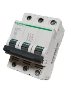 Disjoncteur Schneider 24934 C60H 10 kA triphasé 16 A courbe C